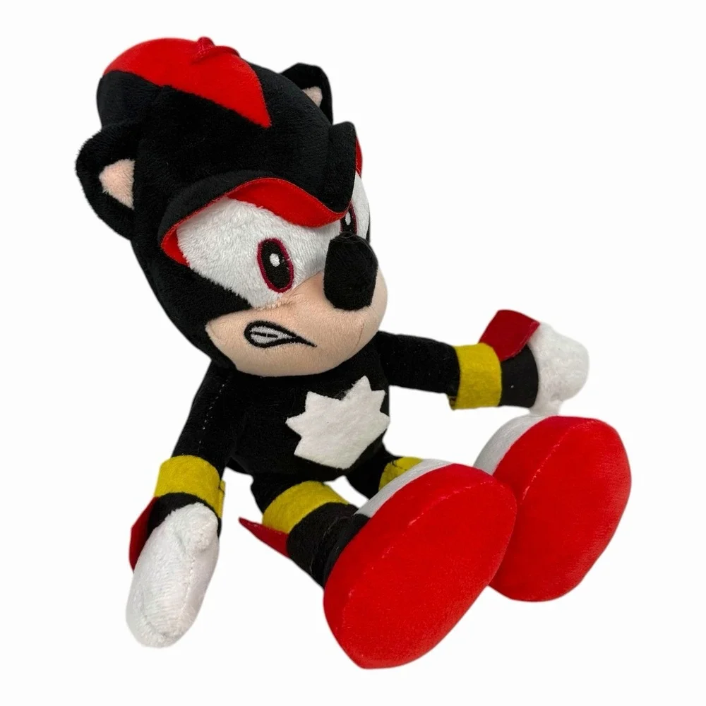 Shadow‎ the Hedgehog Plush Sonic the Hedgehog Black Red Stuffed Toy with Suction